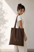 Chocolate Dachshund Tote